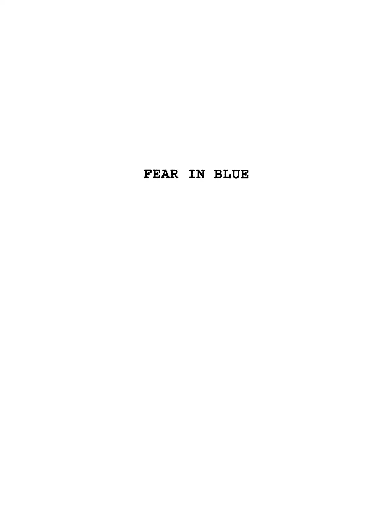 Black Jack Chapter 11.12 page 1 - Vol.11 Chapter 12: Fear in Blue