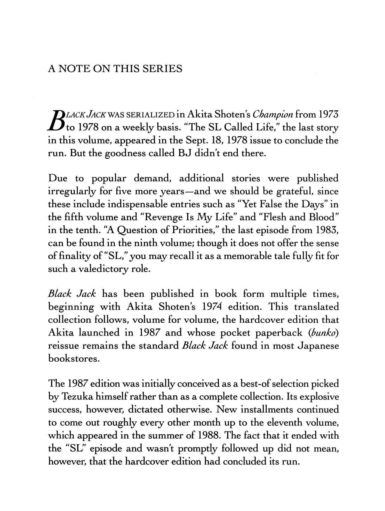 Black Jack Chapter 11.14 page 22 - Vol.11 Chapter 14: The SL Called Life