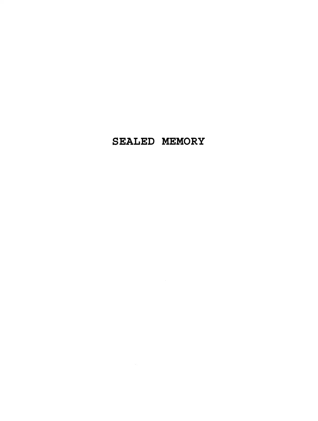 Black Jack Chapter 11.4 page 1 - Vol.11 Chapter 4: Sealed Memory