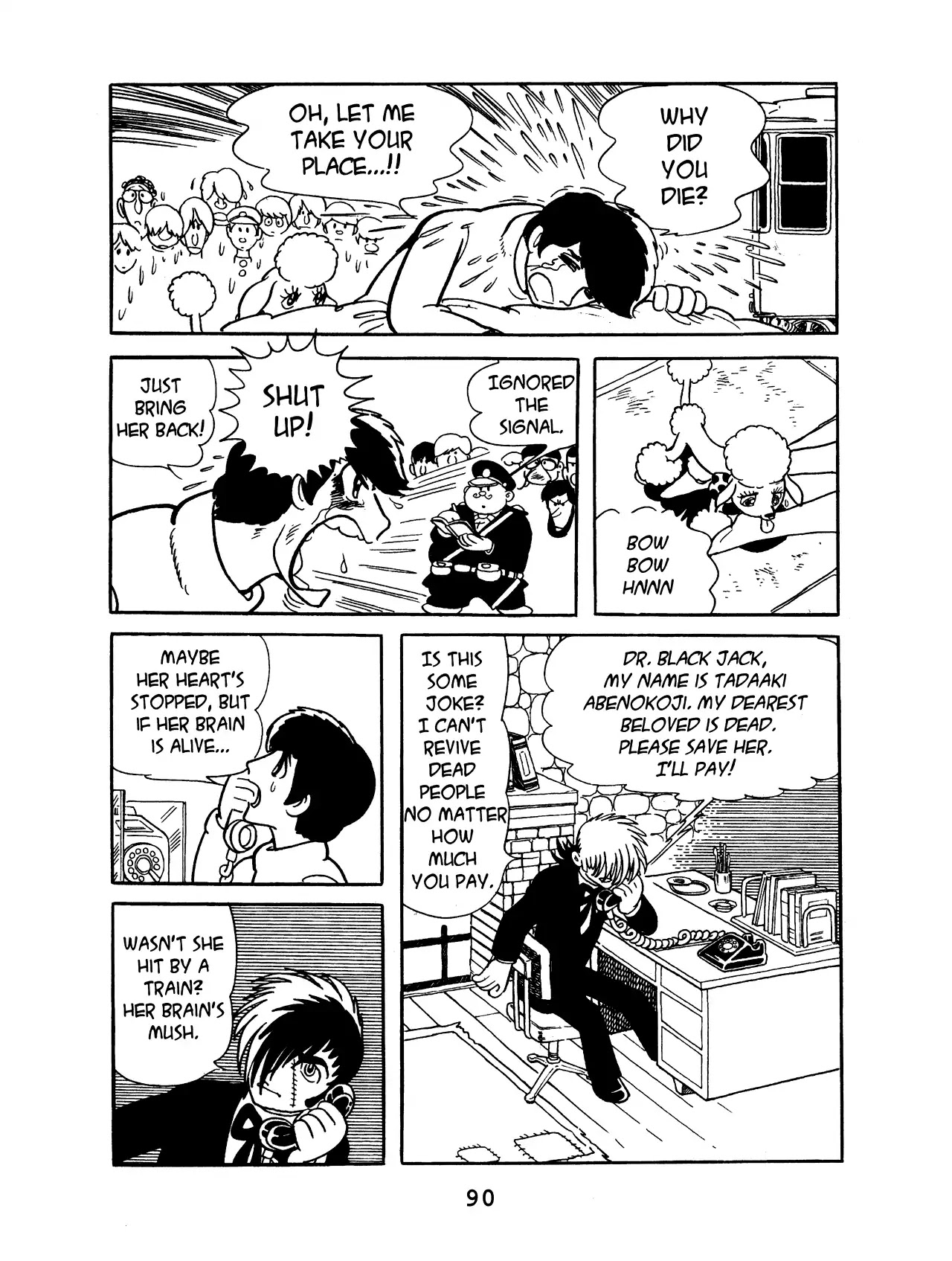 Black Jack Chapter 11.5 page 6 - Vol.11 Chapter 5: The Whispers of A Dog