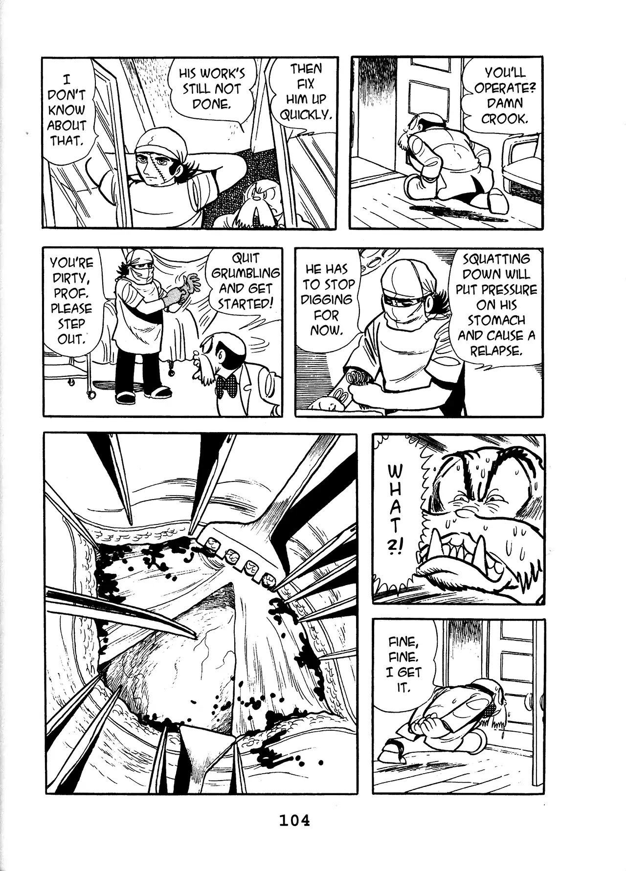 Black Jack Chapter 12.5 page 18 - Vol.12 Chapter 5: Tatsu The Outie