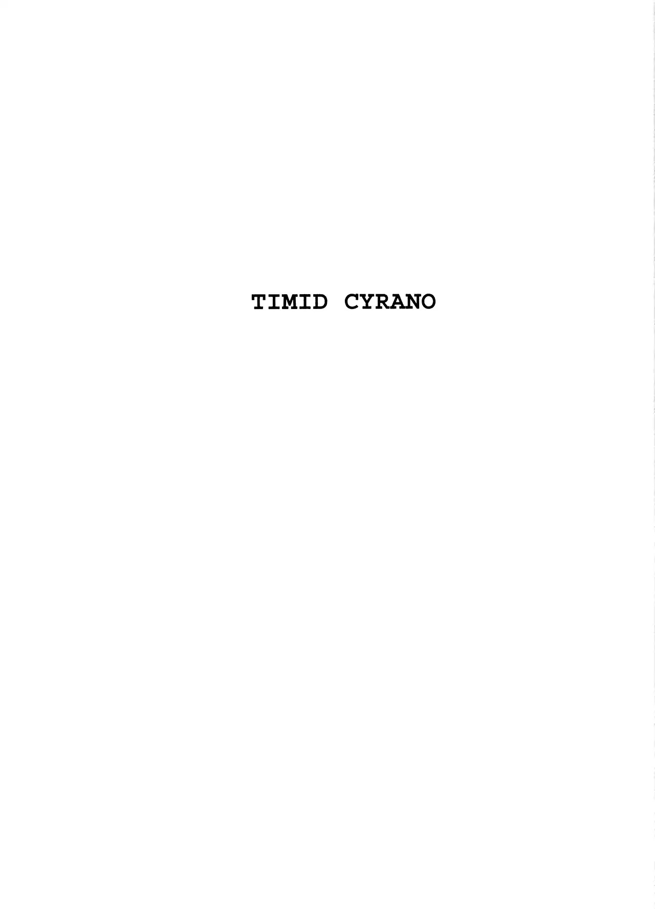 Black Jack Chapter 13.11 page 1 - Vol.13 Chapter 11: Timid Cyrano