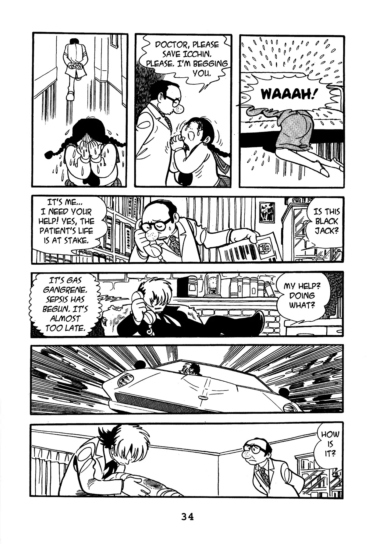 Black Jack Chapter 13.2 page 8 - Vol.13 Chapter 2: The Pirate's Arm