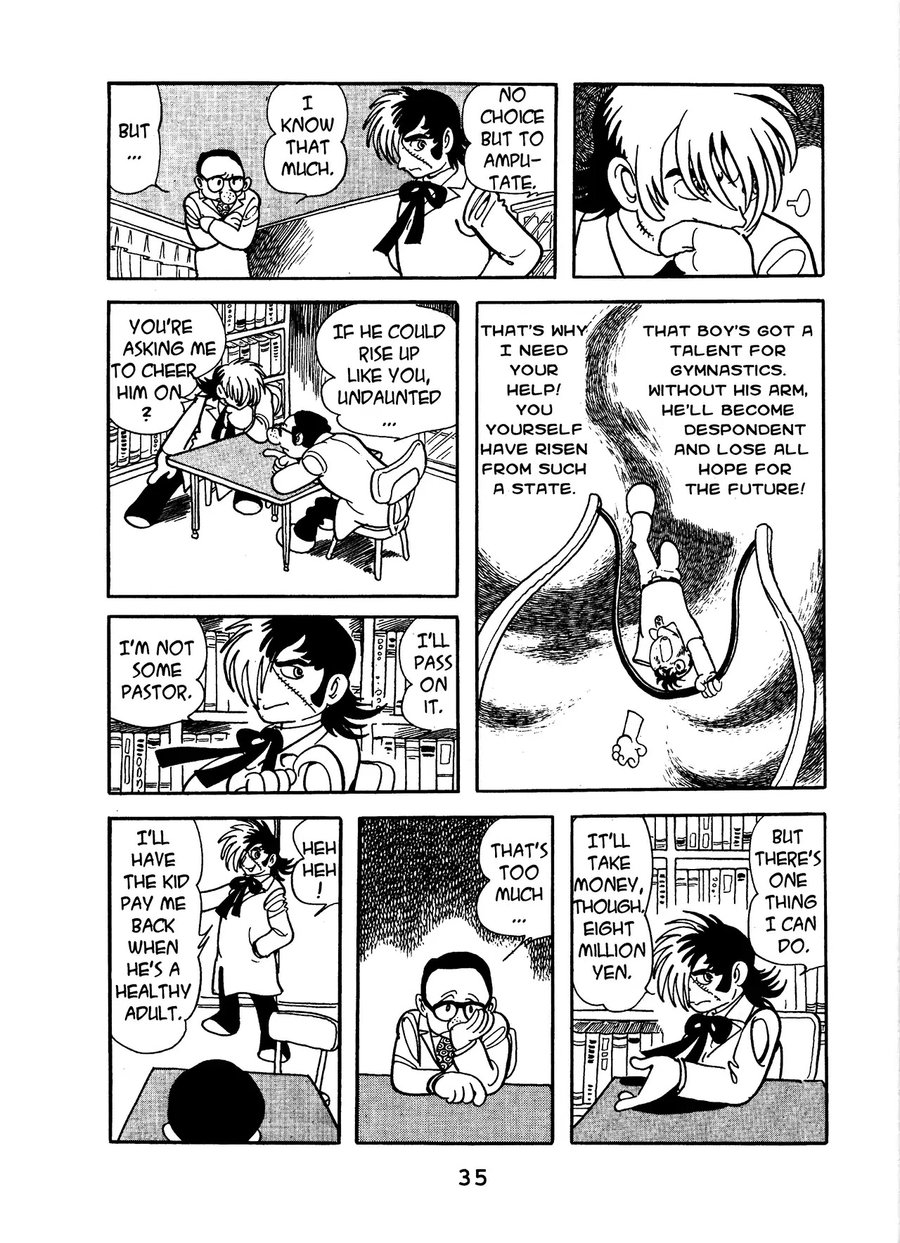 Black Jack Chapter 13.2 page 9 - Vol.13 Chapter 2: The Pirate's Arm