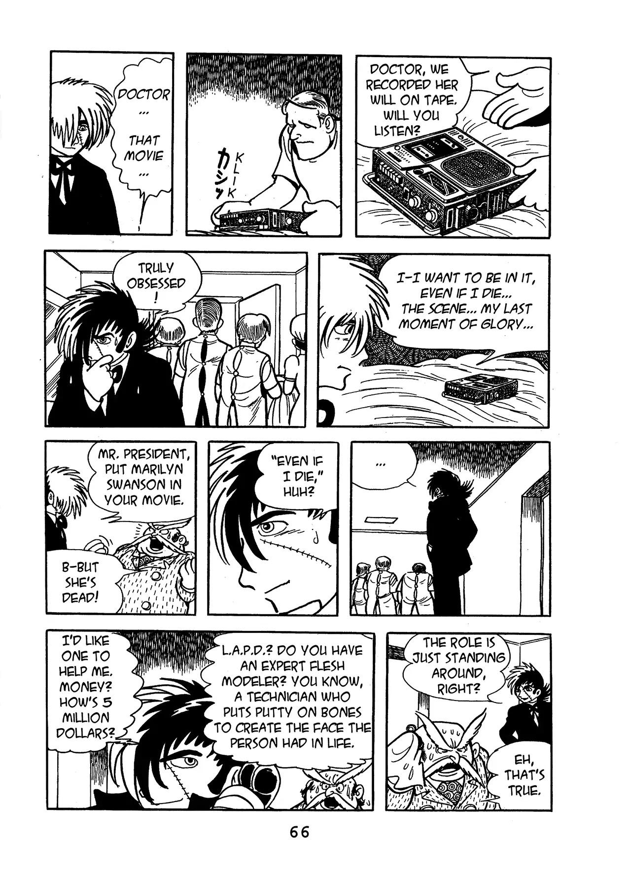 Black Jack Chapter 13.3 page 18 - Vol.13 Chapter 3: Death of An Actress