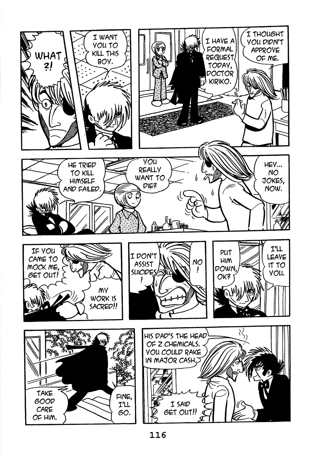 Black Jack Chapter 13.6 page 8 - Vol.13 Chapter 6: A Fussy Suicide