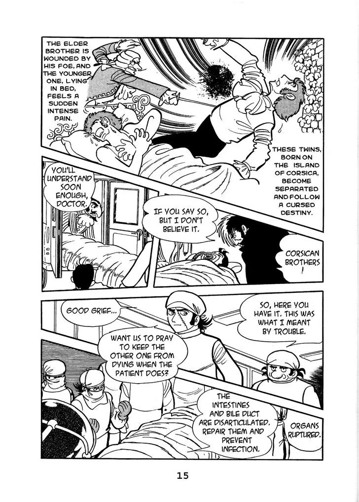 Black Jack Chapter 14.1 page 17 - Vol.14 Chapter 1: The Corsican Brothers