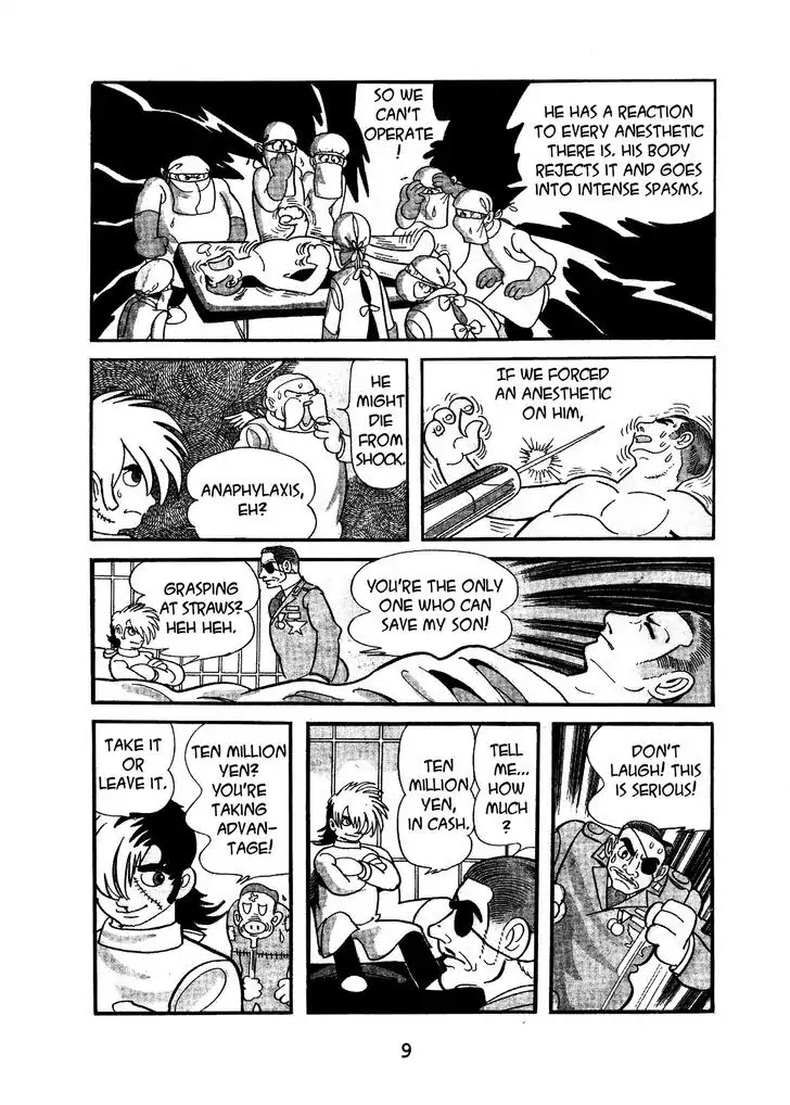 Black Jack Chapter 16.1 page 11 - Vol.16 Chapter 1: Anaphylaxis