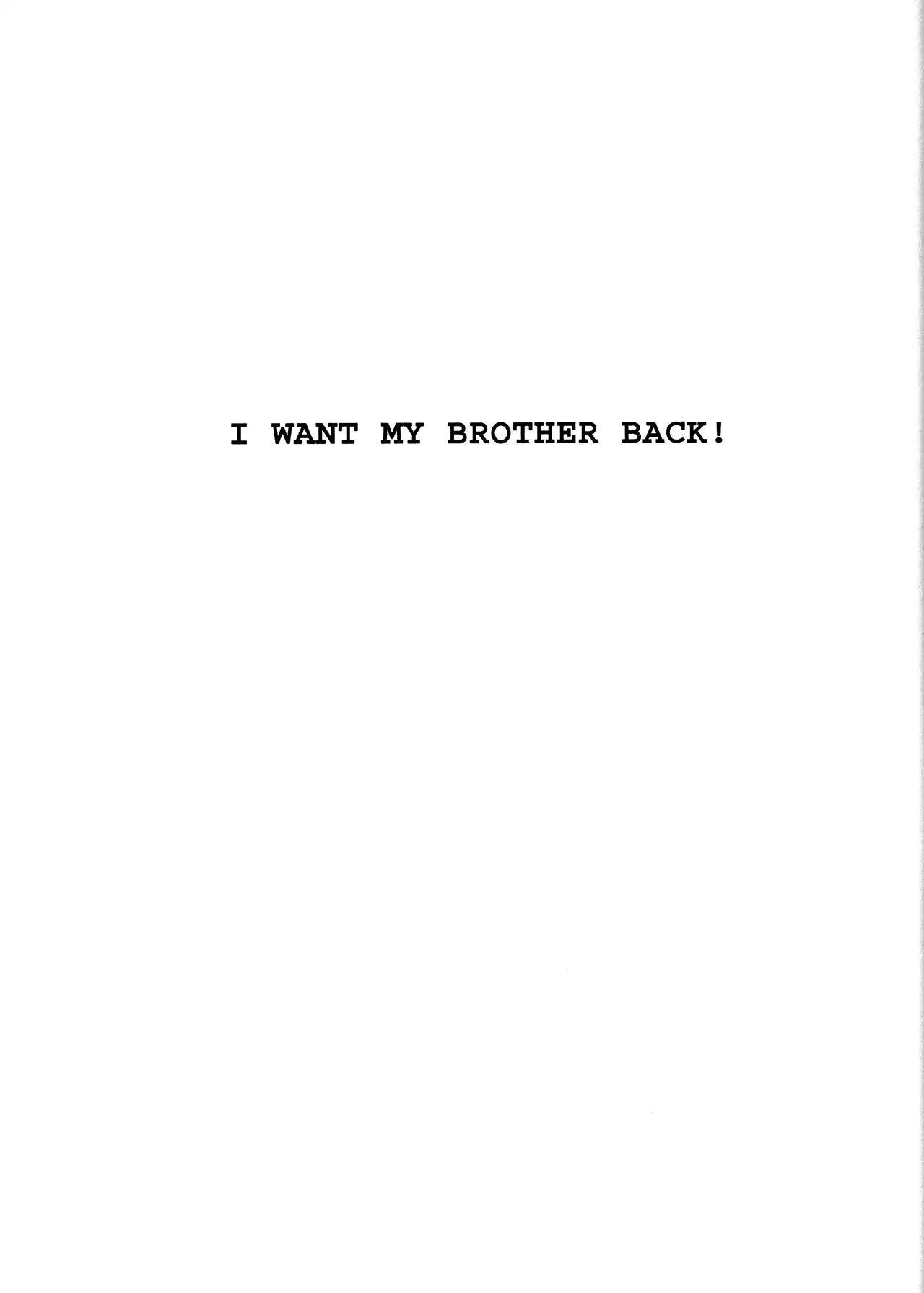 Black Jack Chapter 16.4 page 1 - Vol.16 Chapter 4: I Want My Brother Back!