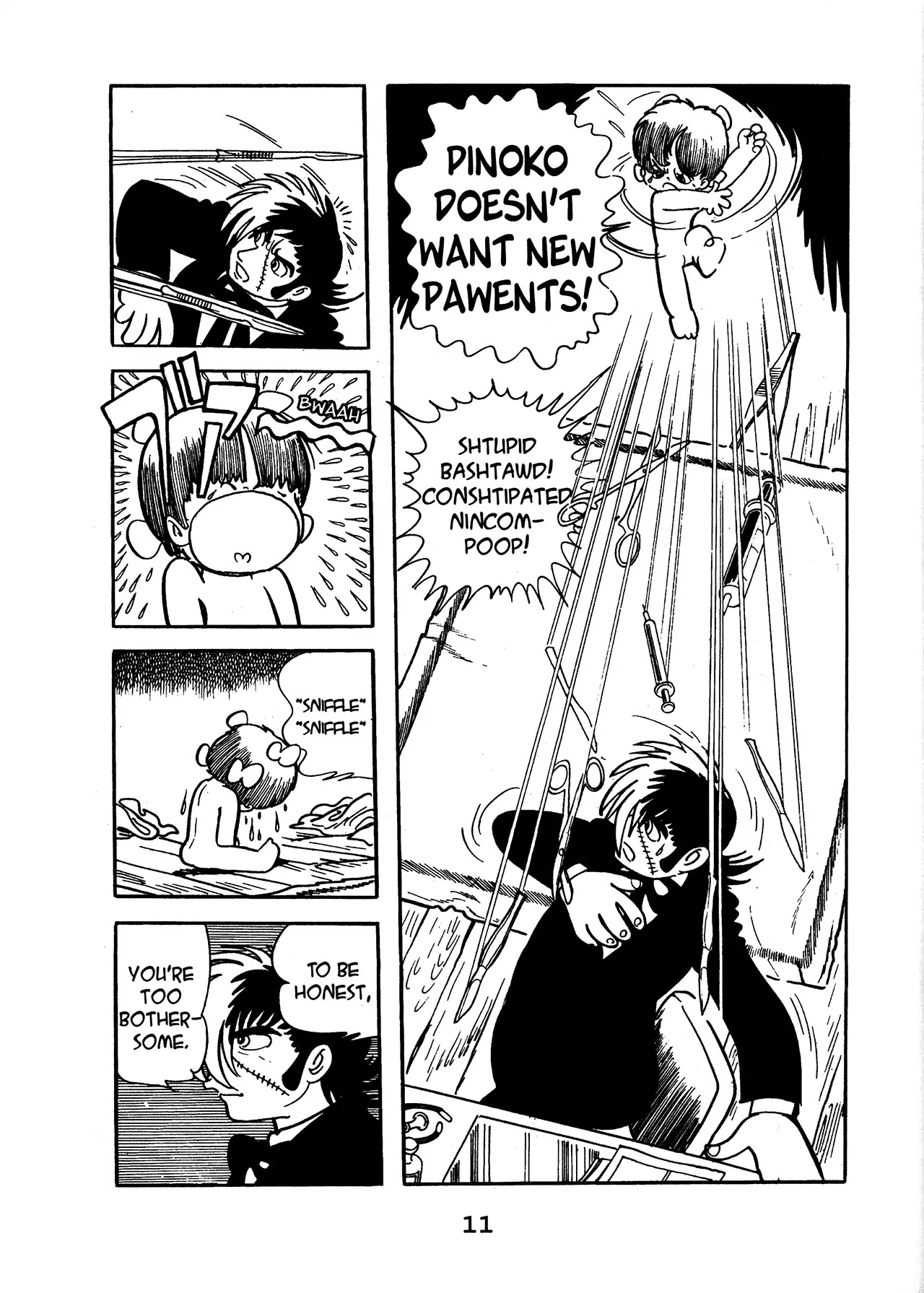 Black Jack Chapter 17.1 page 13 - Vol.17 Chapter 1: Pinoko Is Adopted