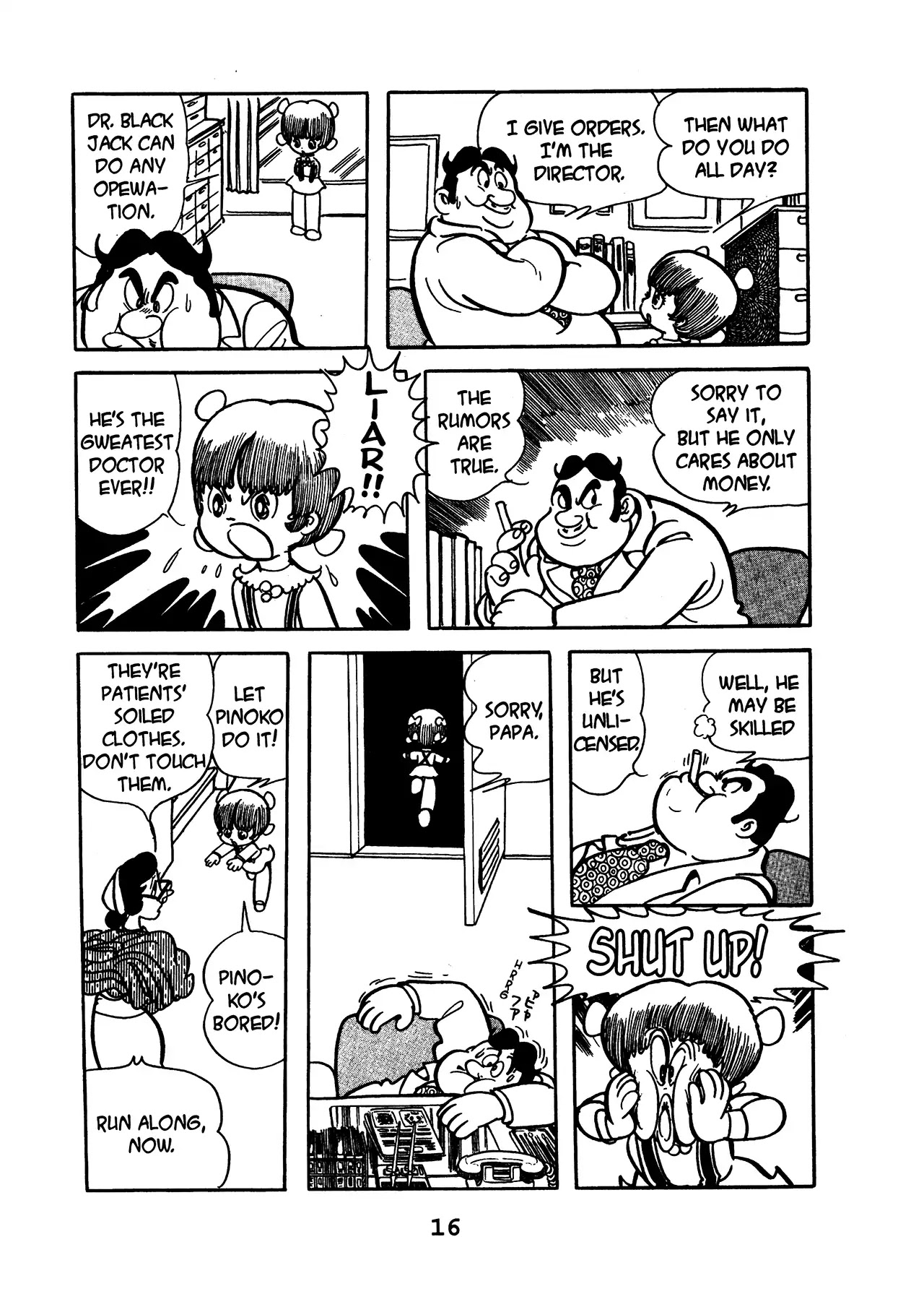 Black Jack Chapter 17.1 page 18 - Vol.17 Chapter 1: Pinoko Is Adopted