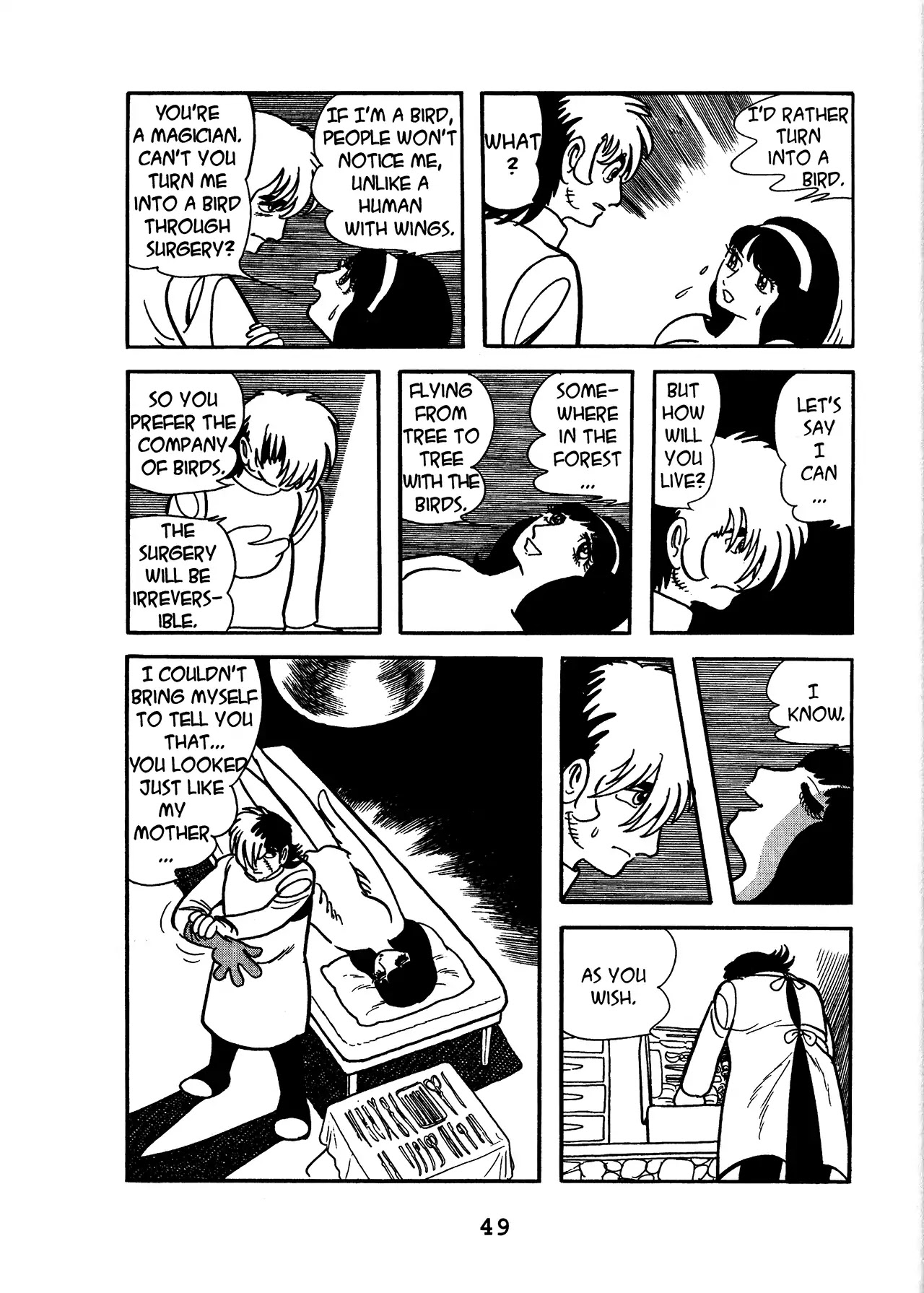 Black Jack Chapter 17.2 page 21 - Vol.17 Chapter 2: A Girl Who Became A Bird
