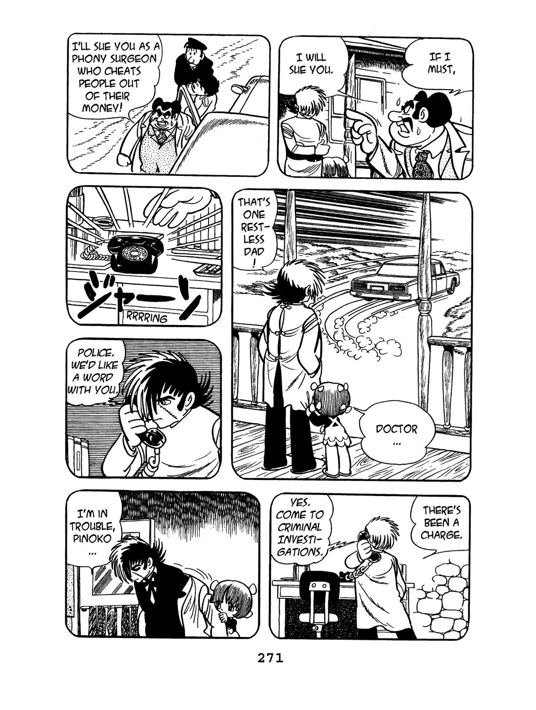 Black Jack Chapter 8.12 page 13 - Vol.8 Chapter 12: Pinoko Goes West
