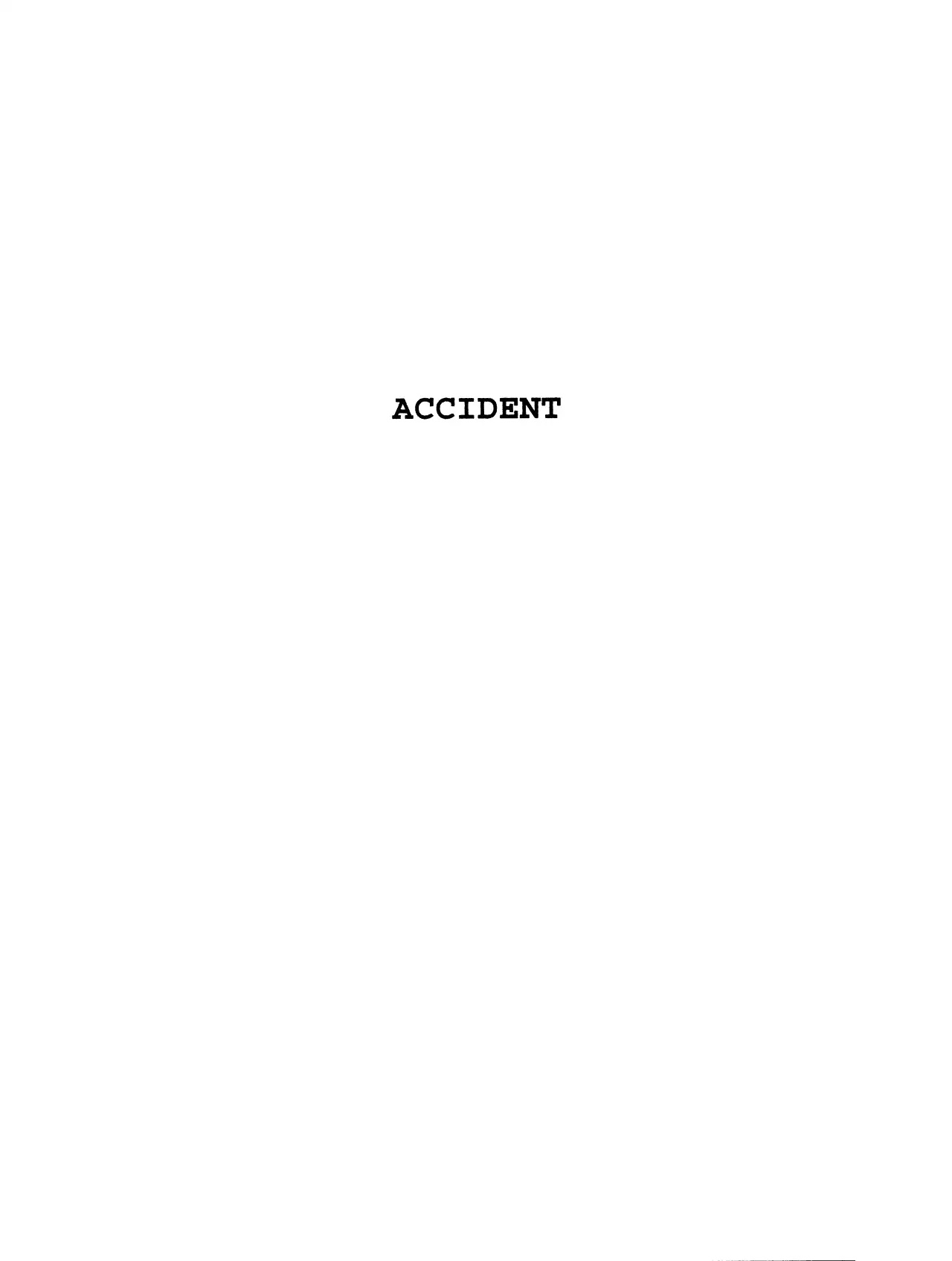 Black Jack Chapter 8.9 page 1 - Vol.8 Chapter 9: Accident