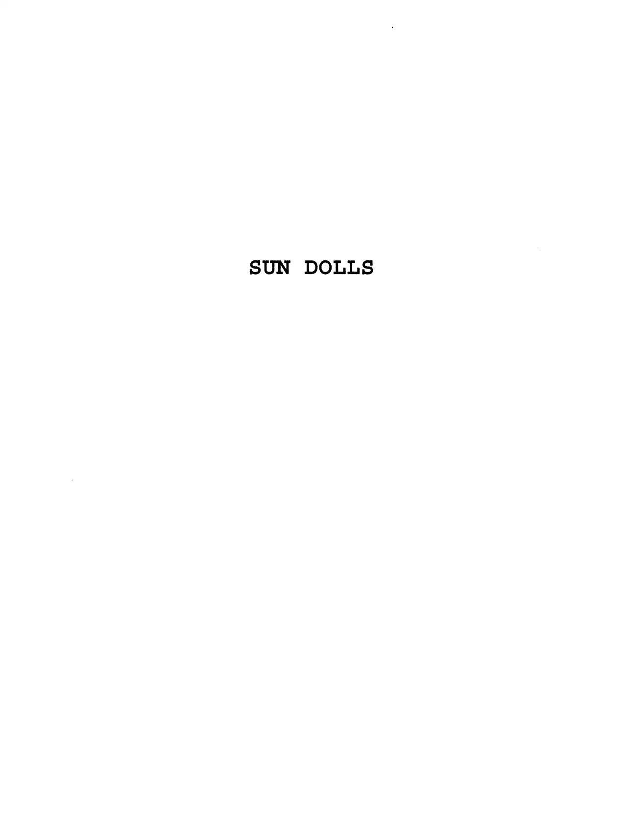 Black Jack Chapter 9.12 page 1 - Vol.9 Chapter 12: Sun Dolls