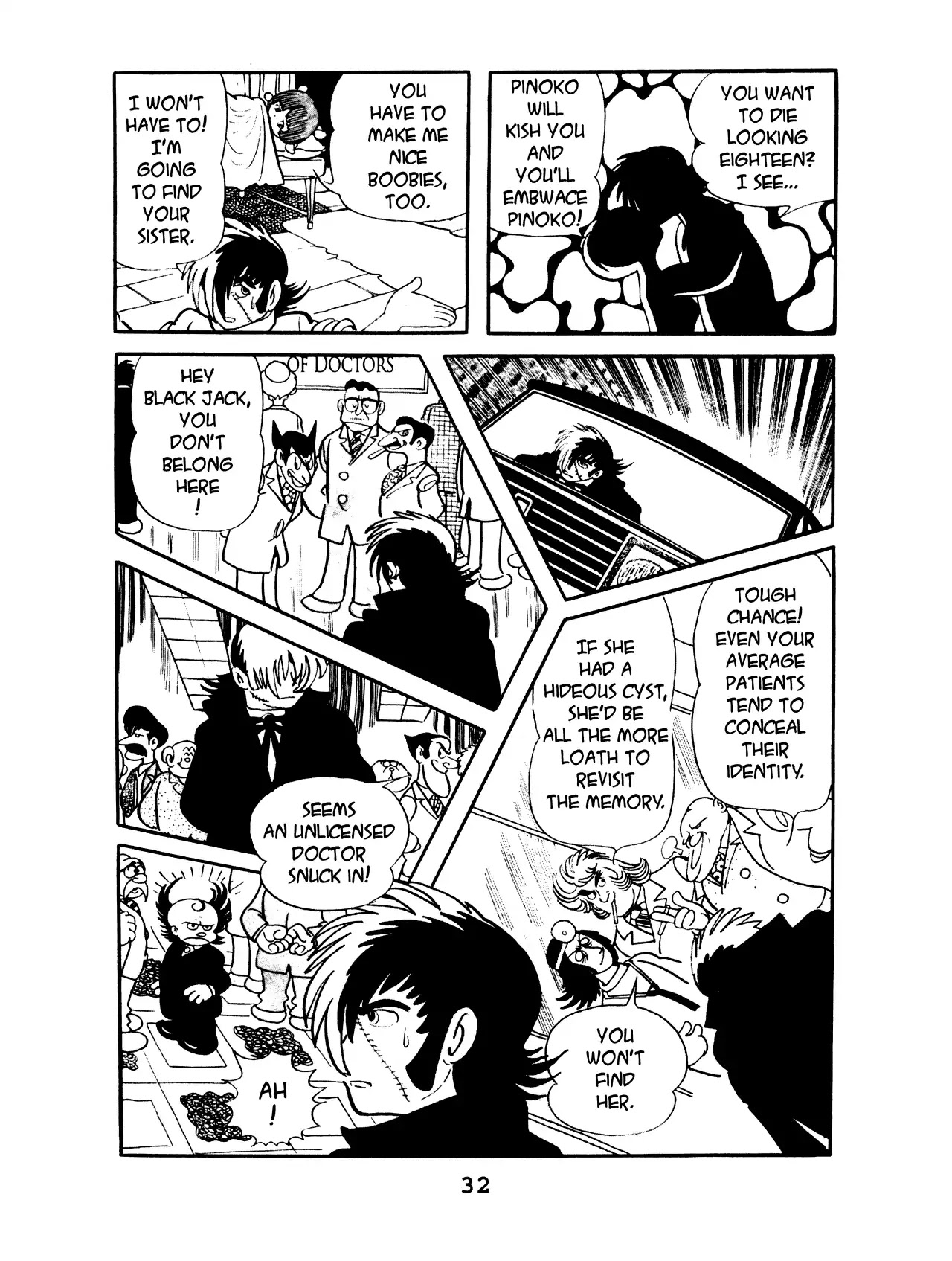 Black Jack Chapter 9.2 page 10 - Vol.9 Chapter 2: Pinoko Lives