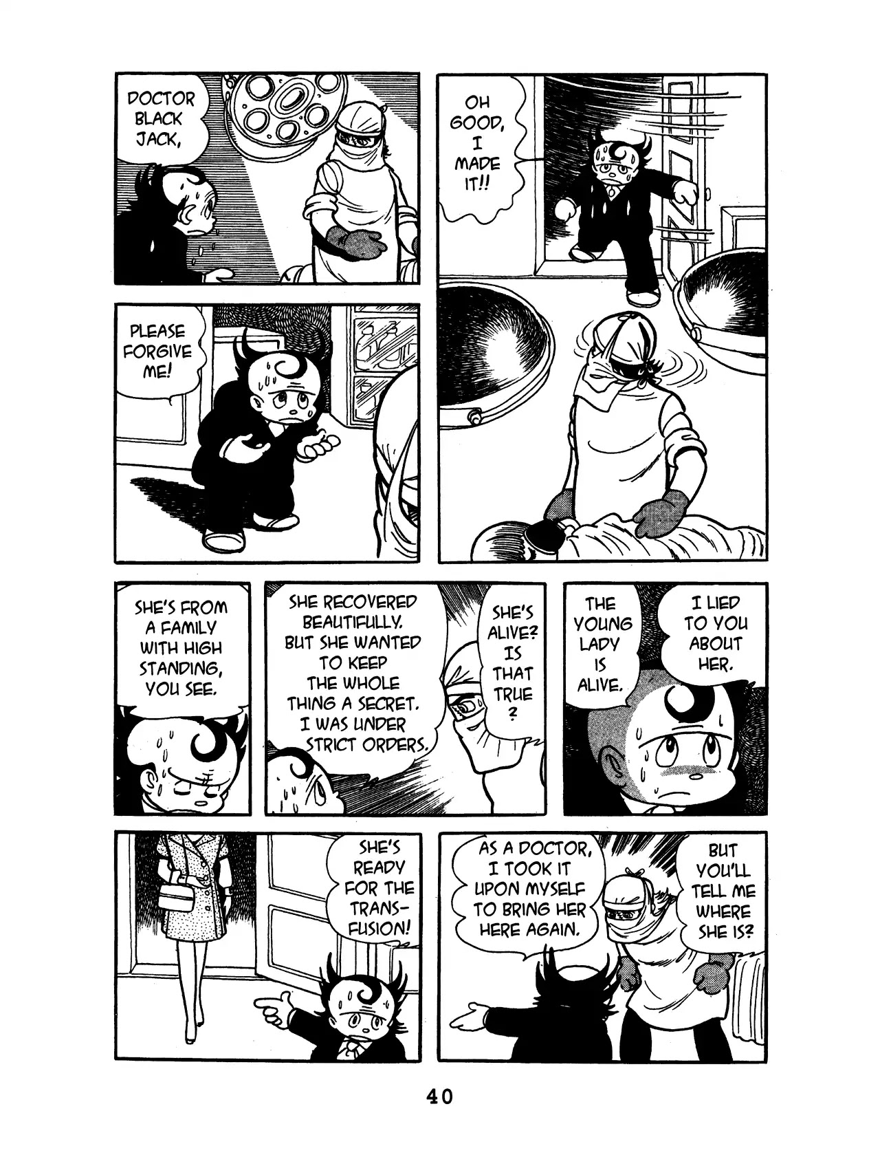 Black Jack Chapter 9.2 page 18 - Vol.9 Chapter 2: Pinoko Lives