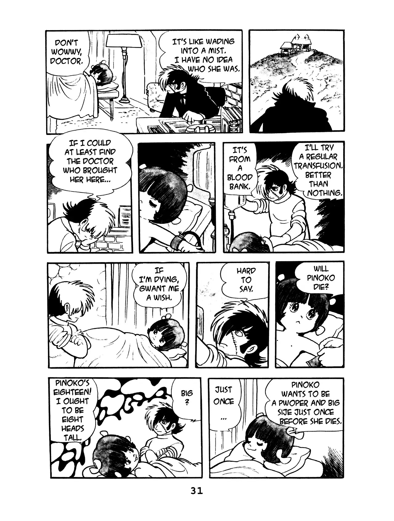 Black Jack Chapter 9.2 page 9 - Vol.9 Chapter 2: Pinoko Lives