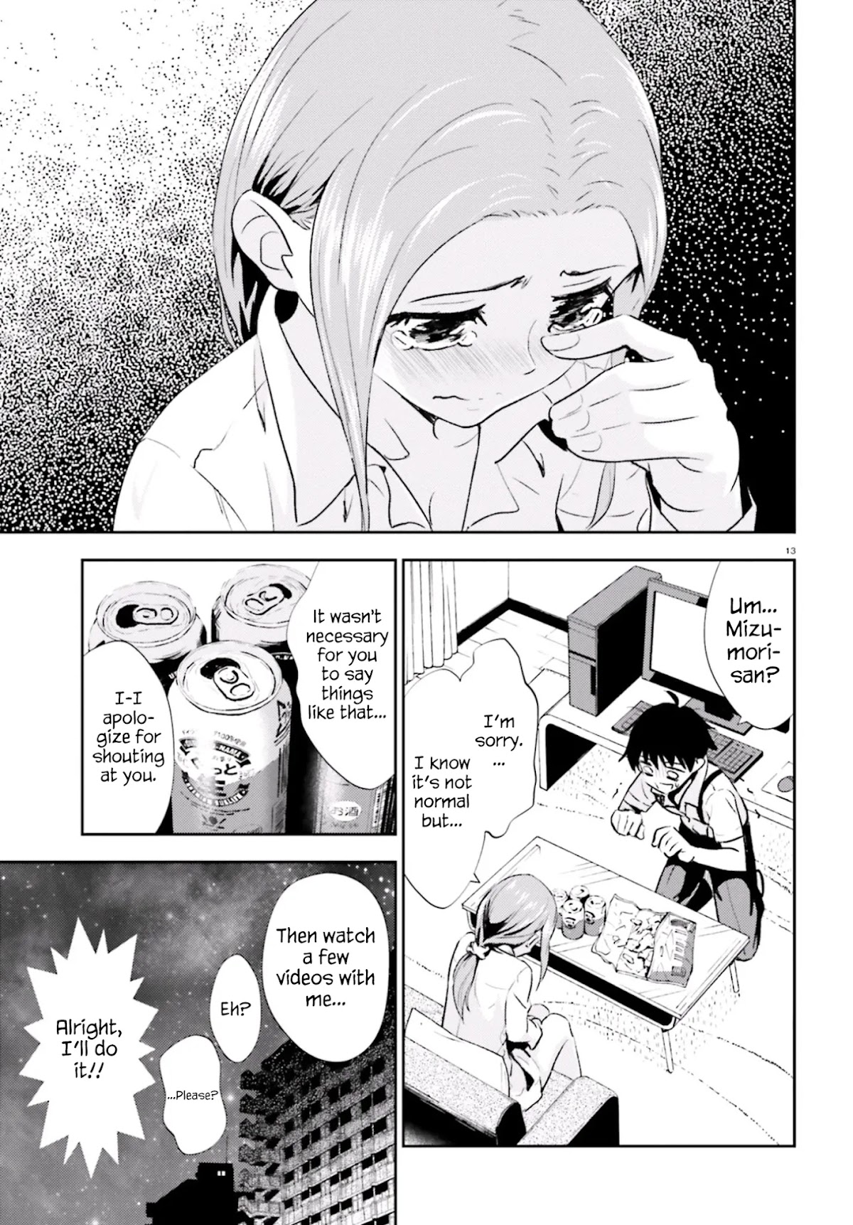 Black Kanojo Chapter 11 page 13 - Chapter 11: Mizumori Hoshino 2