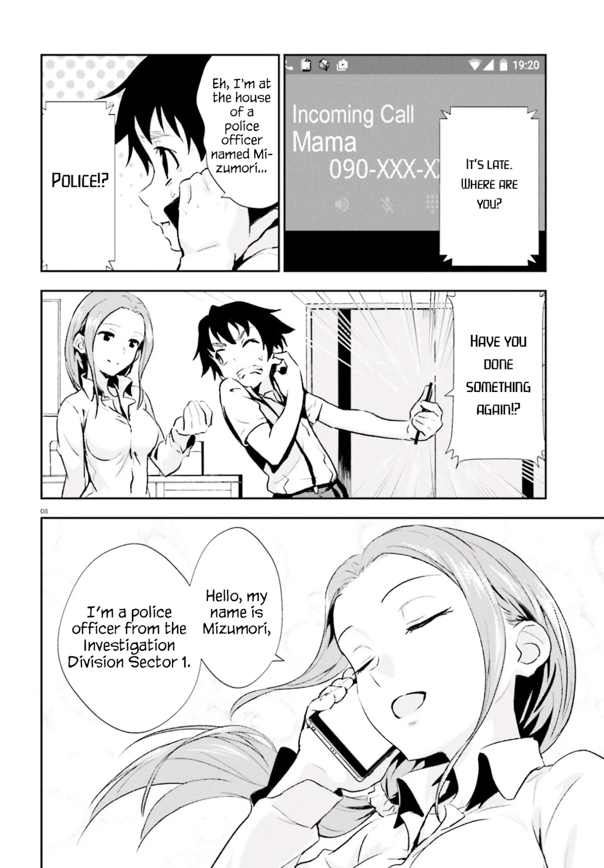 Black Kanojo Chapter 11 page 8 - Chapter 11: Mizumori Hoshino 2