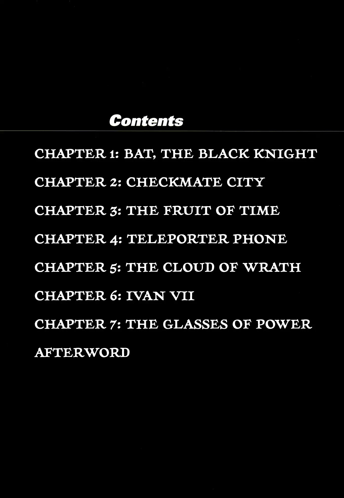 Black Knight Bat Chapter 1 page 4 - Chapter 1: Bat, the Black Knight