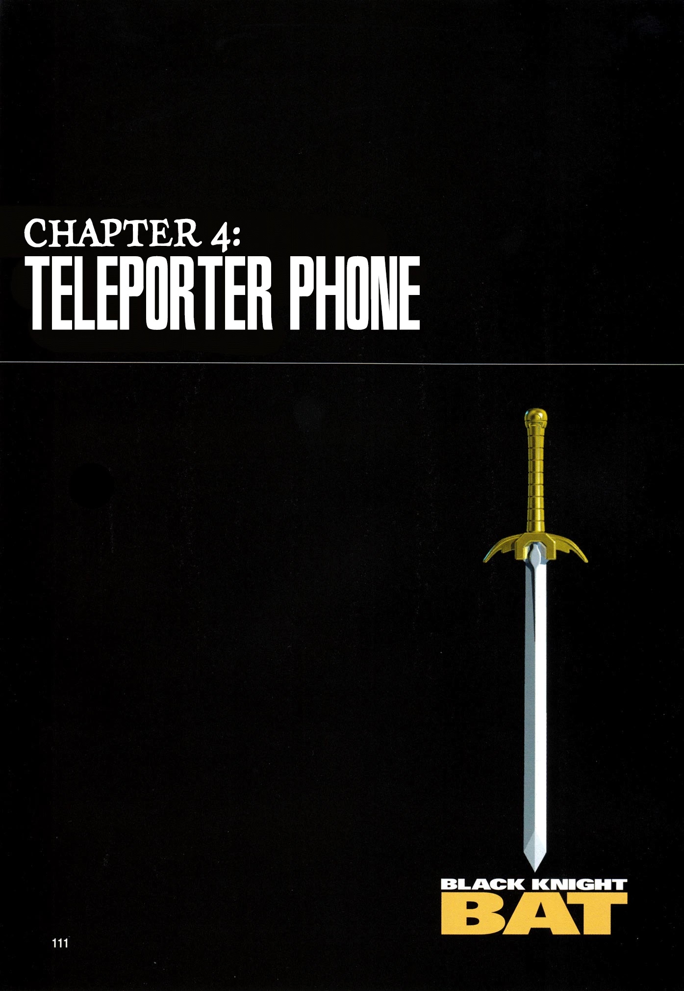 Black Knight Bat Chapter 4 page 1 - Chapter 4: Teleporter Phone