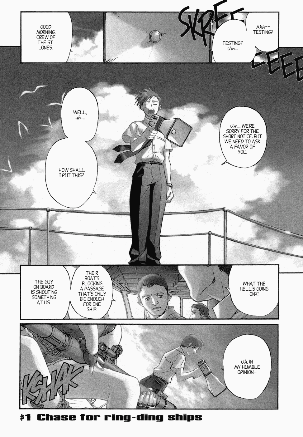 Black Lagoon Chapter 1 page 1 - Chapter 1: Chase For Ring-Ding Ships