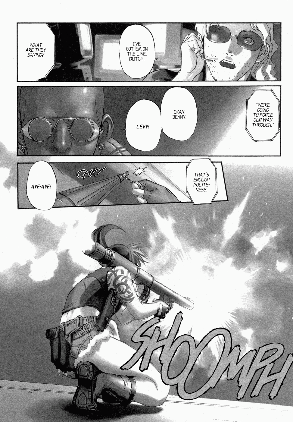 Black Lagoon Chapter 1 page 3 - Chapter 1: Chase For Ring-Ding Ships