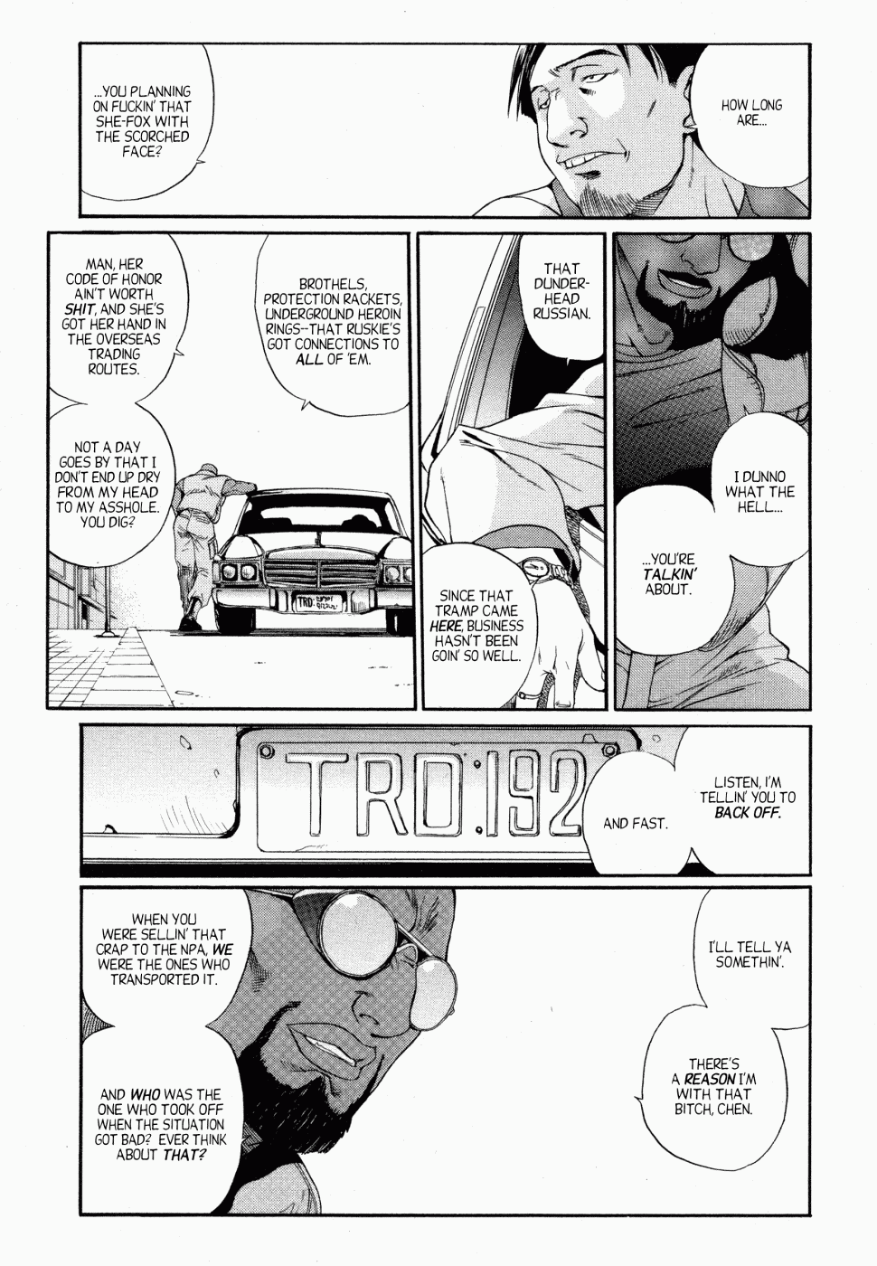 Black Lagoon Chapter 1 page 8 - Chapter 1: Chase For Ring-Ding Ships