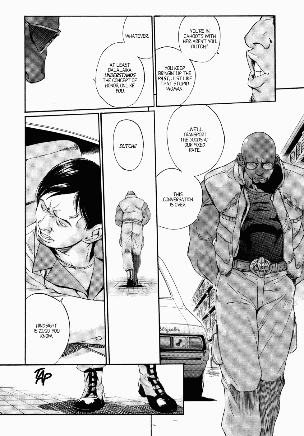 Black Lagoon Chapter 1 page 9 - Chapter 1: Chase For Ring-Ding Ships