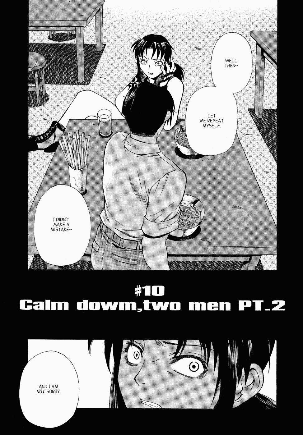 Black Lagoon Chapter 10 page 2 - Chapter 10: Calm Down, Two Men Pt.2