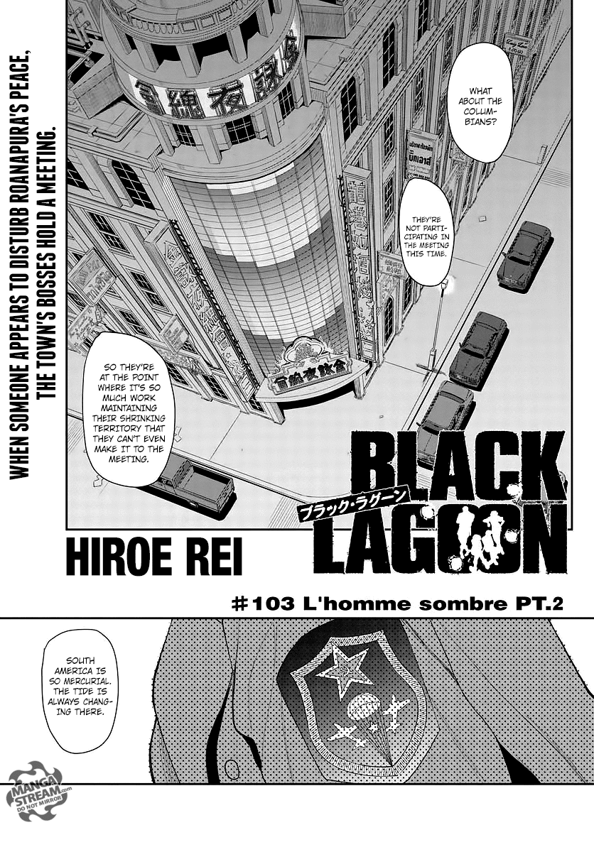 Black Lagoon Chapter 103 page 2 - Chapter 103: L'homme Sombre PT.2