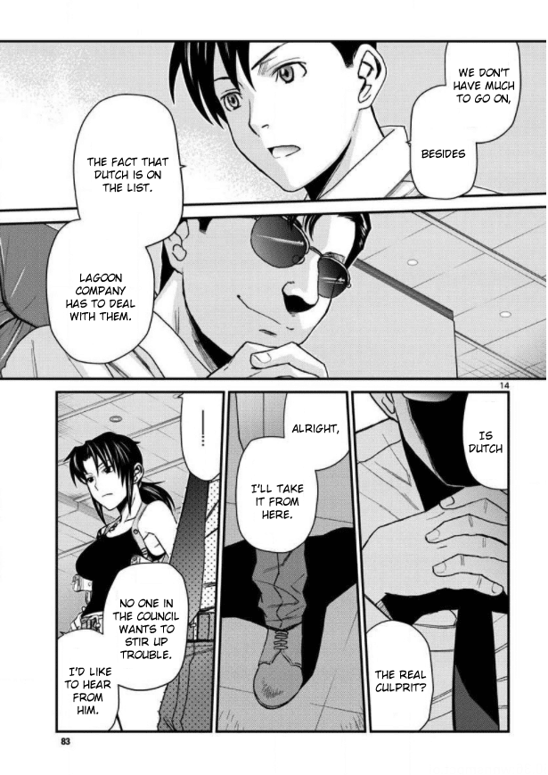 Black Lagoon Chapter 105 page 14 - Chapter 105: L'homme sombre Pt.4