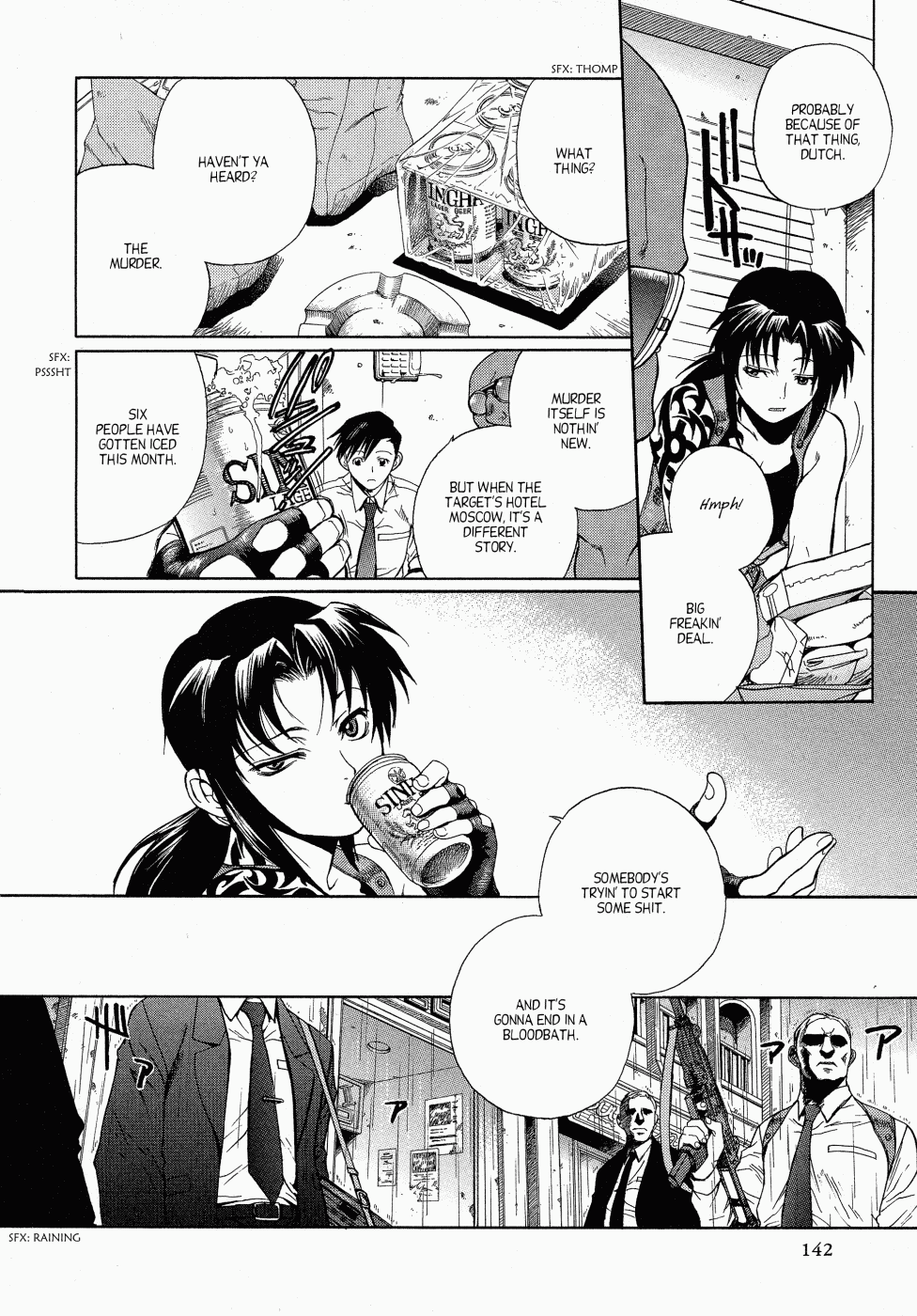 Black Lagoon Chapter 11 page 6 - Chapter 11: Bloodsport Fairy Tale Pt.1