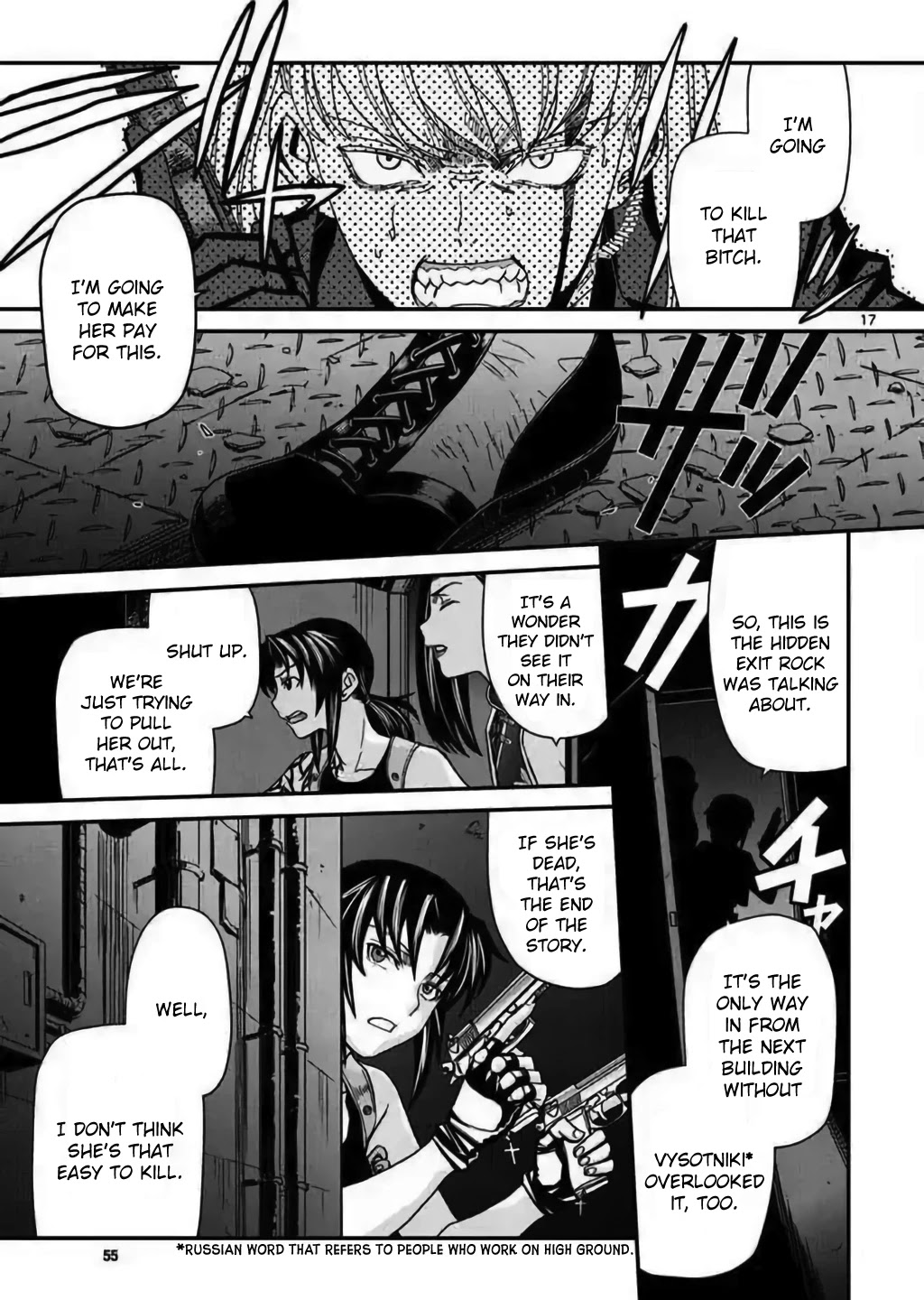 Black Lagoon Chapter 111 page 17 - Chapter 111: L'homme sombre Pt.10