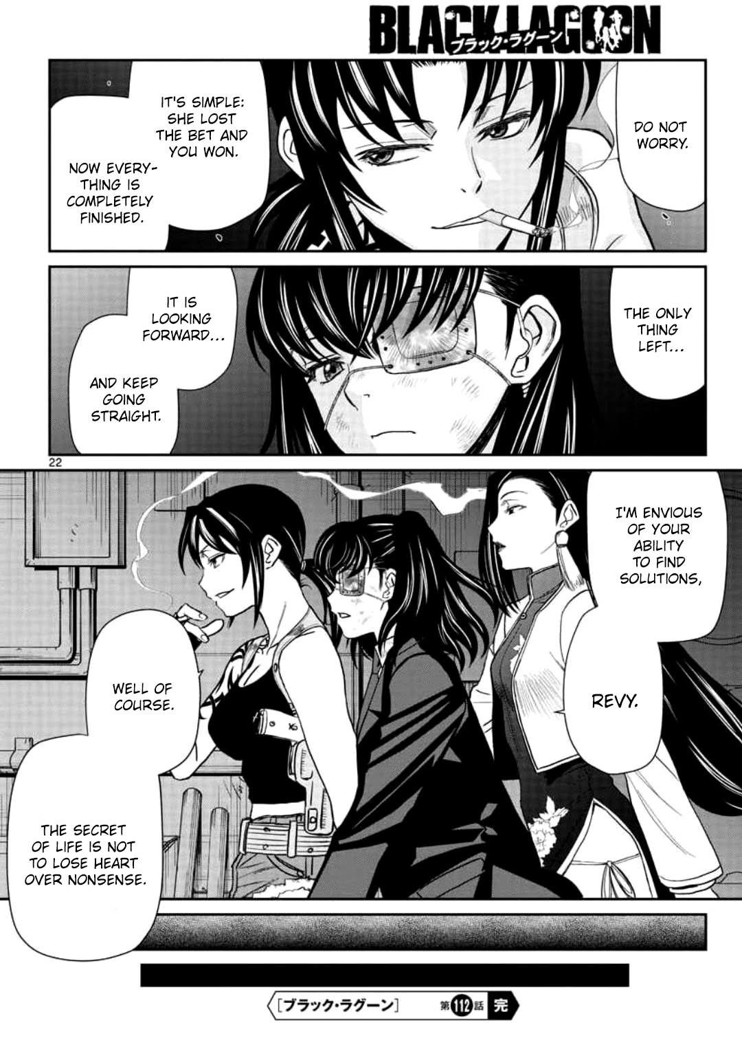 Black Lagoon Chapter 112 page 21 - Chapter 112: L'homme sombre Pt.11