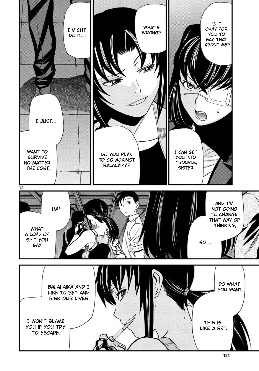 Black Lagoon Chapter 113 page 12 - Chapter 113: L'homme sombre Pt.12