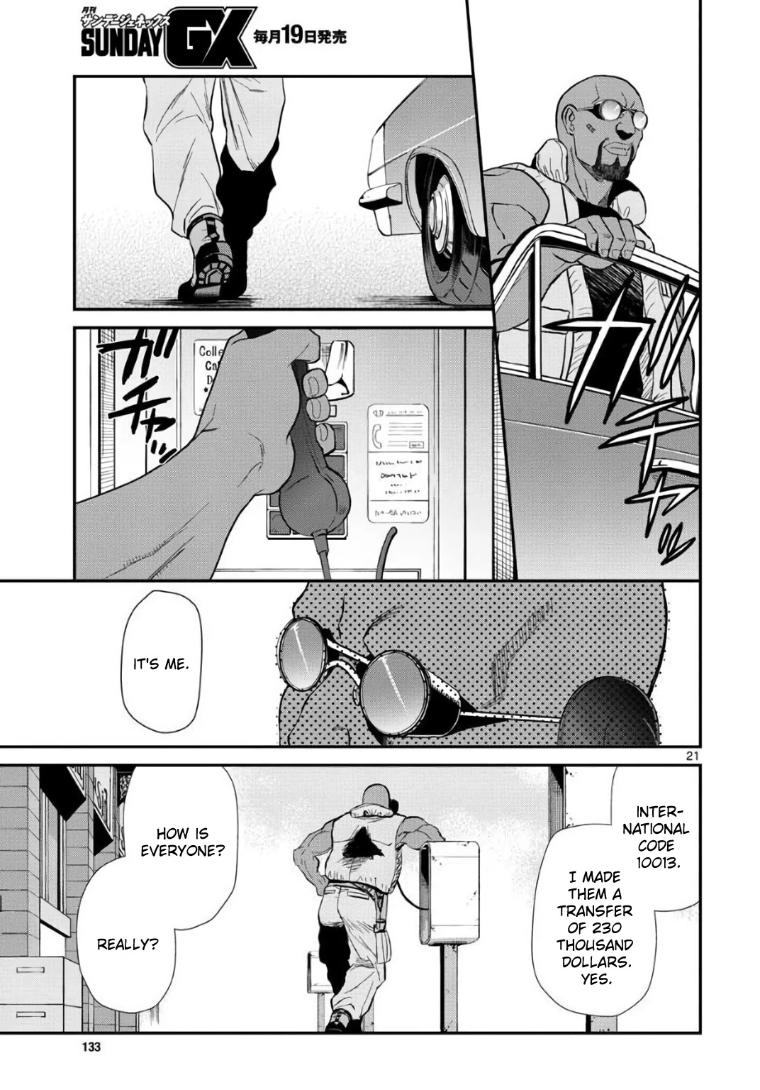 Black Lagoon Chapter 113 page 21 - Chapter 113: L'homme sombre Pt.12