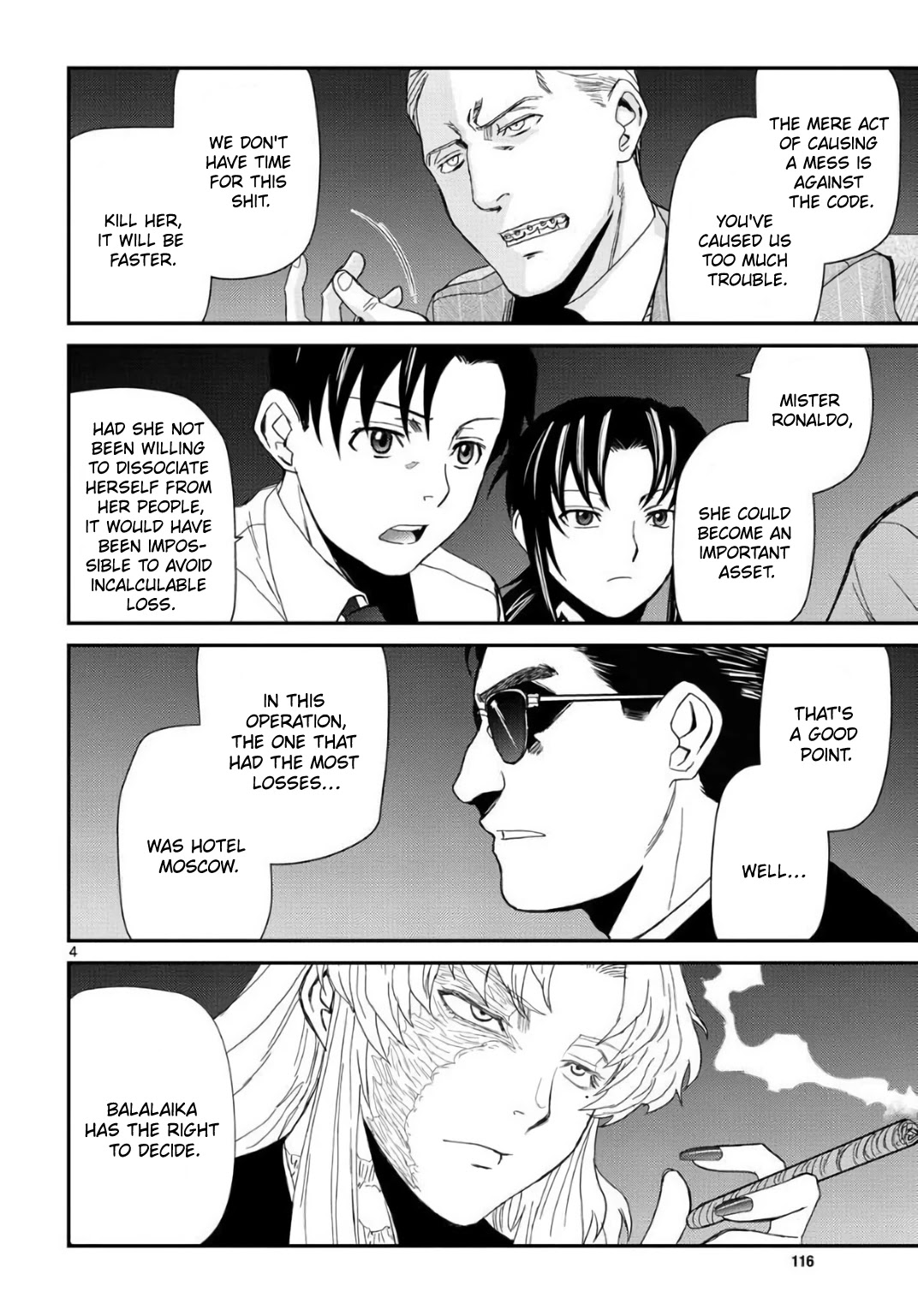 Black Lagoon Chapter 113 page 4 - Chapter 113: L'homme sombre Pt.12