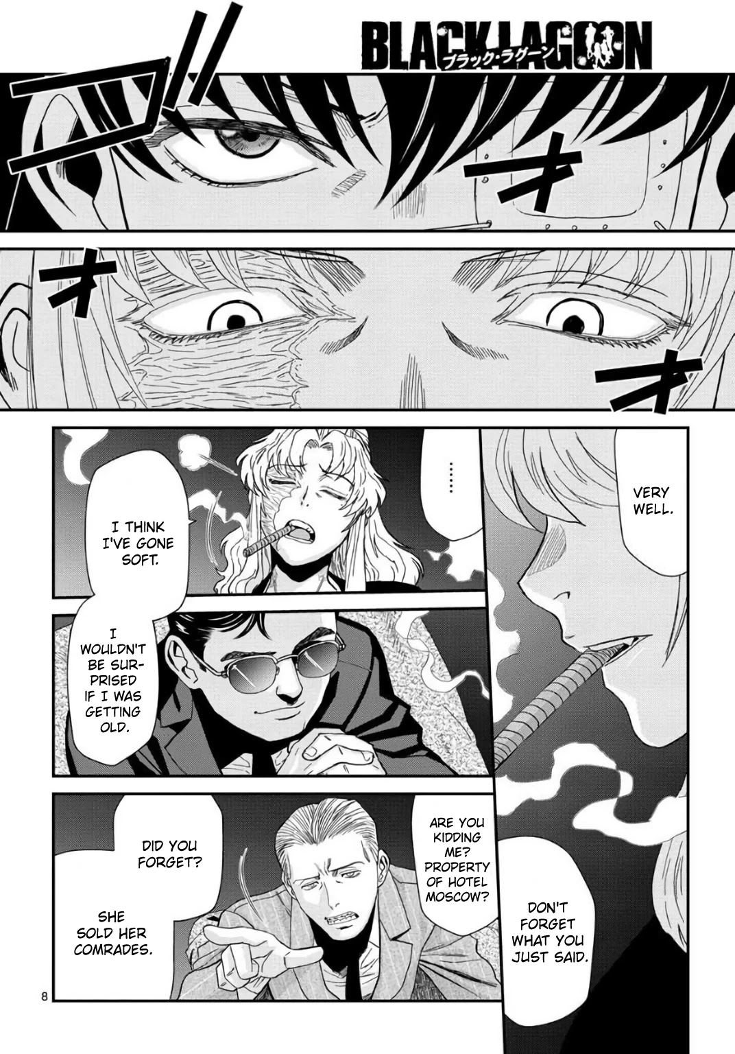 Black Lagoon Chapter 113 page 8 - Chapter 113: L'homme sombre Pt.12