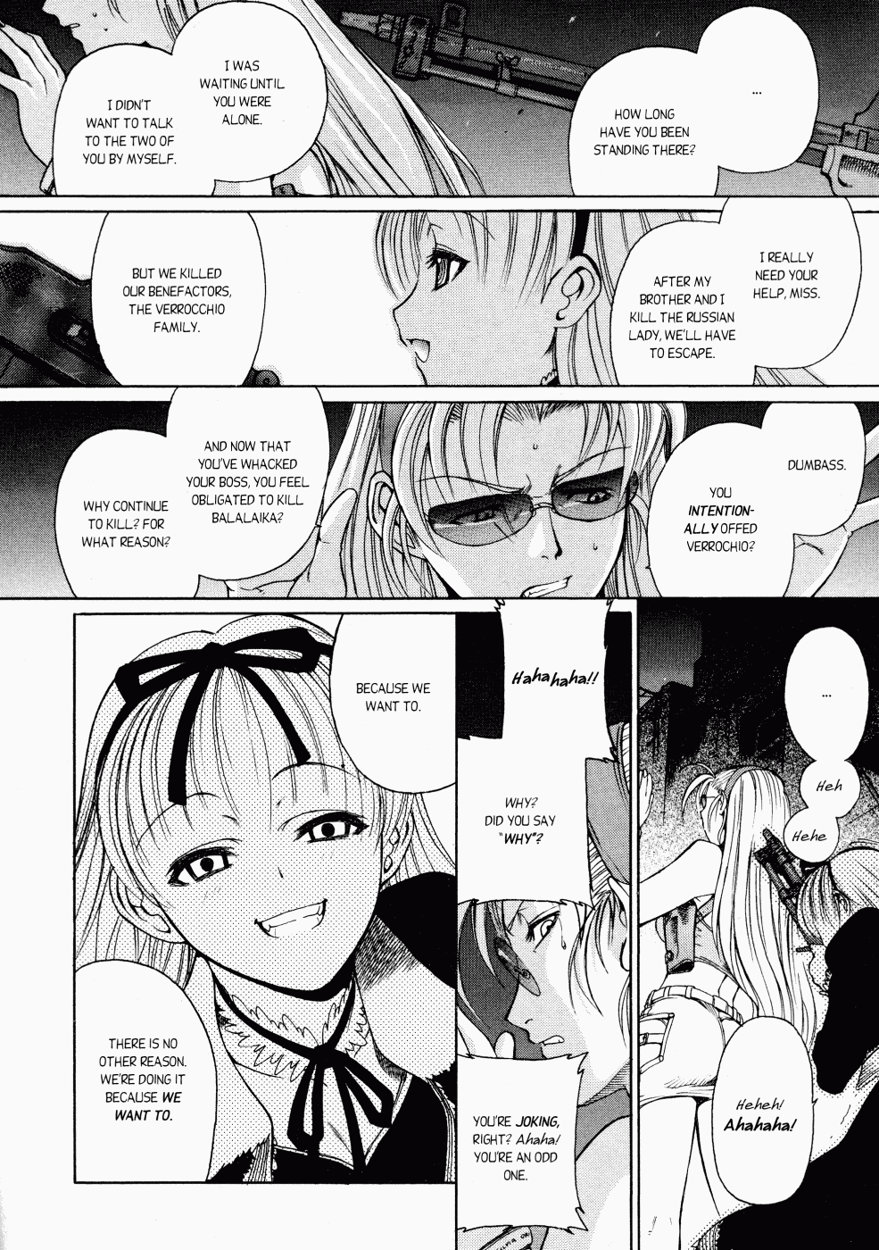 Black Lagoon Chapter 14 page 14 - Chapter 14: Bloodsport Fairy Tale Pt.4