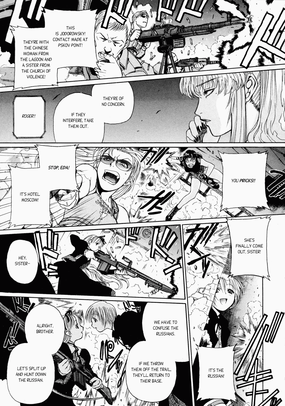 Black Lagoon Chapter 14 page 9 - Chapter 14: Bloodsport Fairy Tale Pt.4
