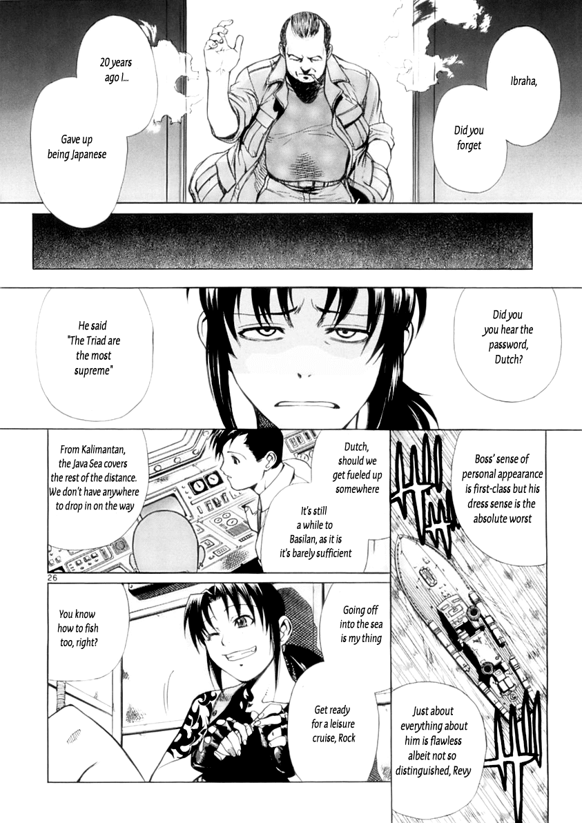 Black Lagoon Chapter 16 page 25 - Chapter 16: Goat, Jihad, Rock 'N' Roll Pt.1
