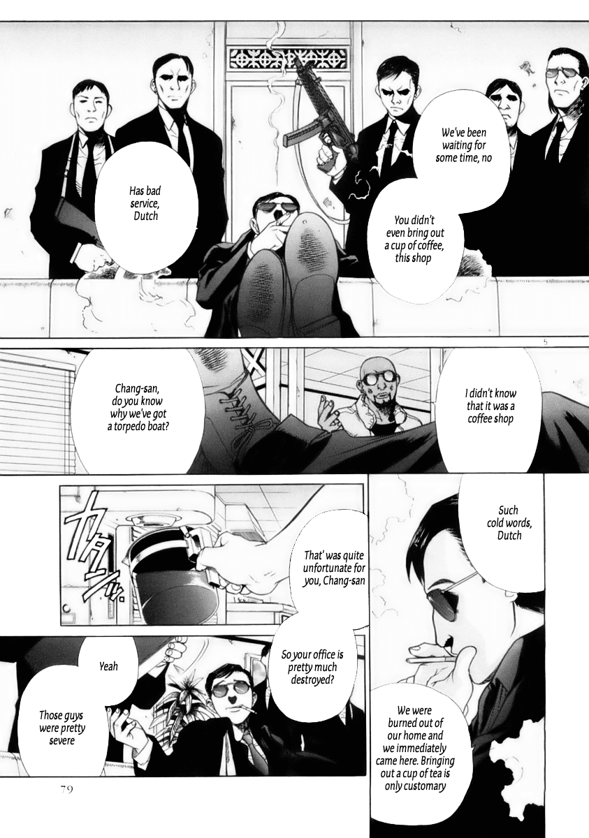 Black Lagoon Chapter 16 page 4 - Chapter 16: Goat, Jihad, Rock 'N' Roll Pt.1