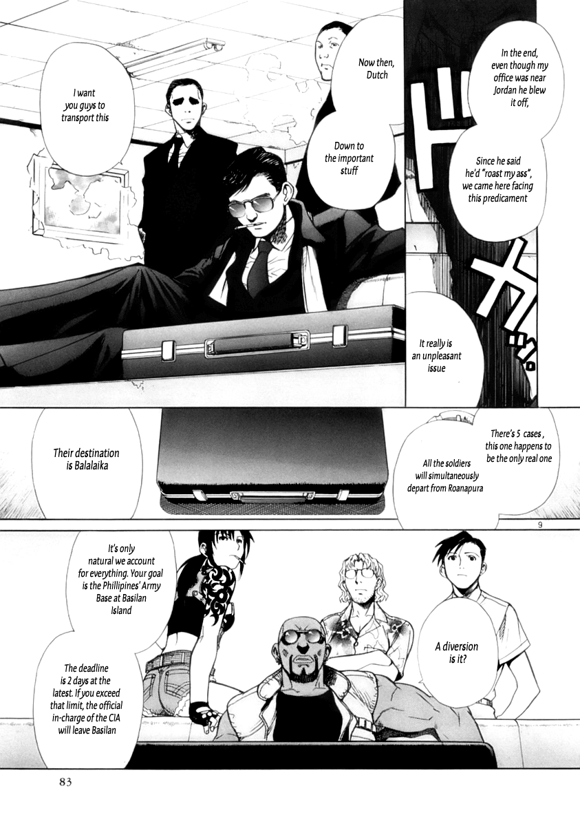 Black Lagoon Chapter 16 page 8 - Chapter 16: Goat, Jihad, Rock 'N' Roll Pt.1