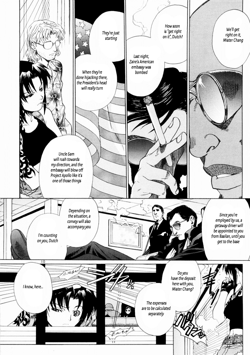 Black Lagoon Chapter 16 page 9 - Chapter 16: Goat, Jihad, Rock 'N' Roll Pt.1