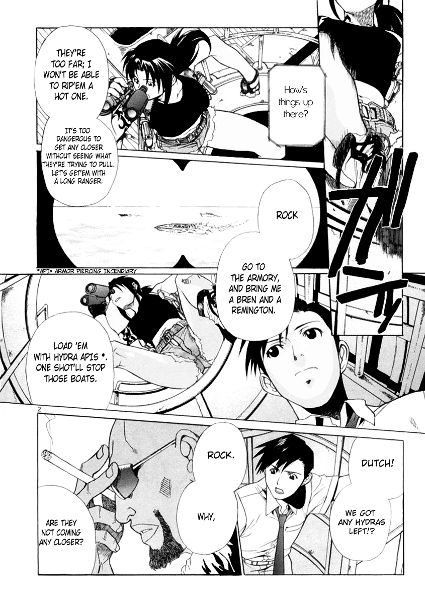Black Lagoon Chapter 17 page 2 - Chapter 17: Goat, Jihad, Rock 'N' Roll Pt.2