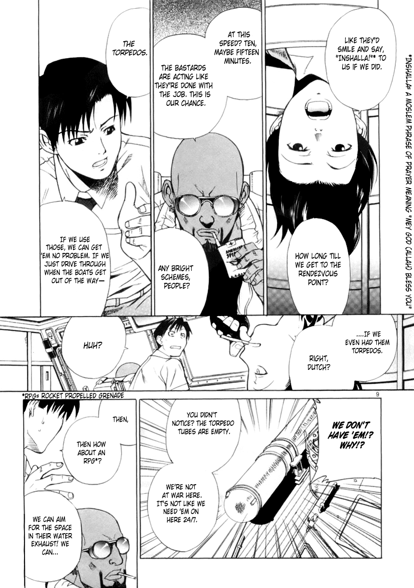 Black Lagoon Chapter 17 page 9 - Chapter 17: Goat, Jihad, Rock 'N' Roll Pt.2