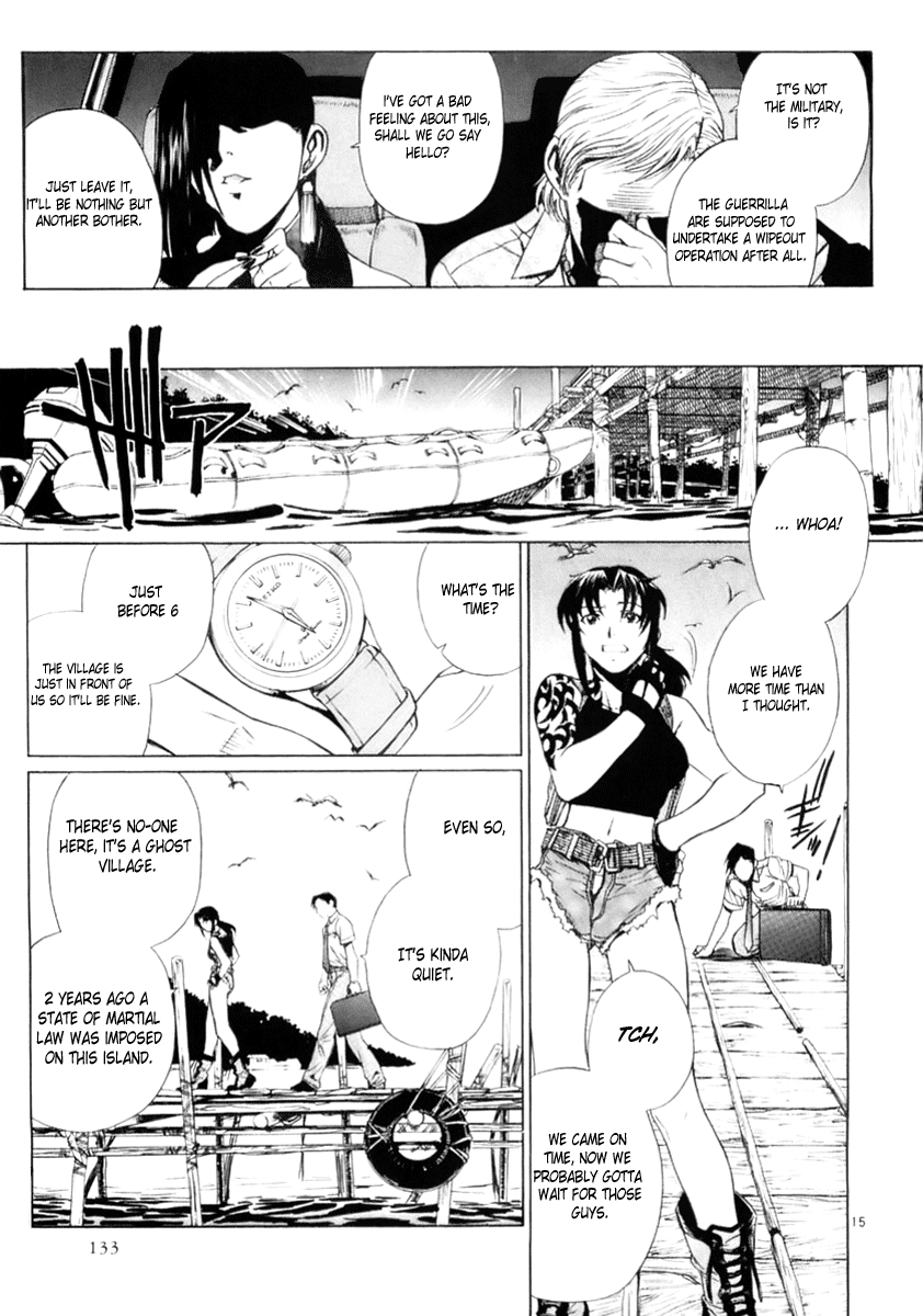 Black Lagoon Chapter 18 page 13 - Chapter 18: Goat, Jihad, Rock 'N' Roll Pt.3