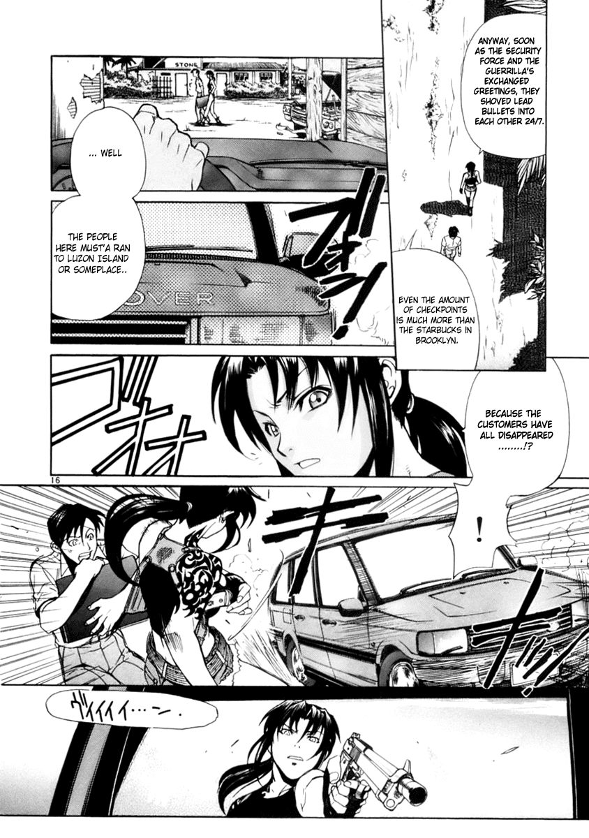 Black Lagoon Chapter 18 page 14 - Chapter 18: Goat, Jihad, Rock 'N' Roll Pt.3